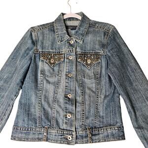 Women's Denim Jacket by Baccini Size Medium